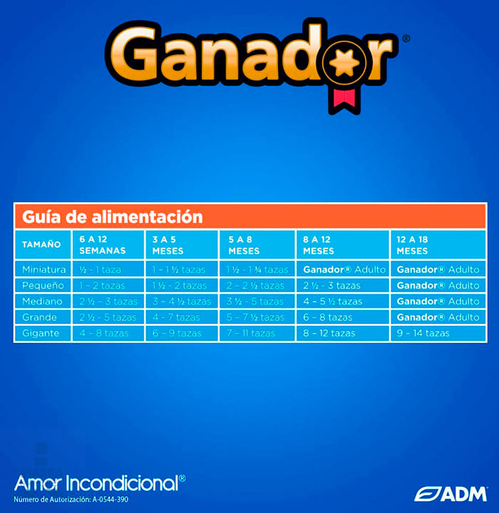 Alimento Ganador Cachorro 20 kg