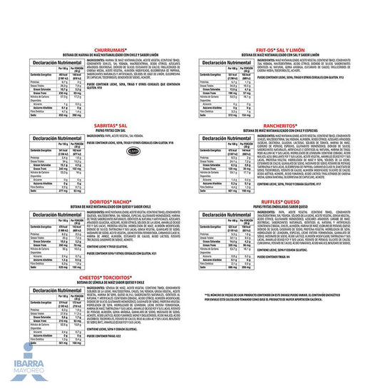 Sabritas Sabrimayoreo 50 pzas.