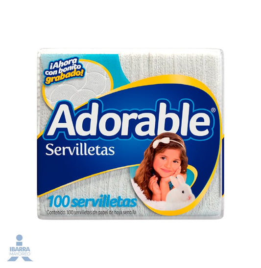 Servilleta Adorable 100 pzas.