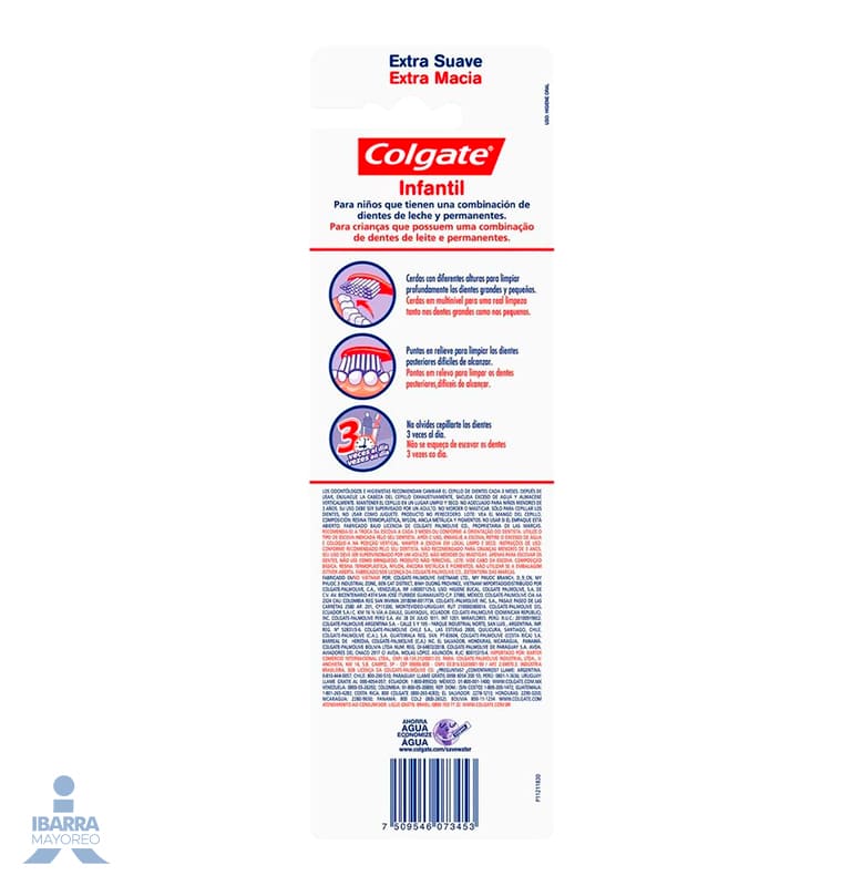 Cepillo Dental Colgate Tendy 2 pzas.