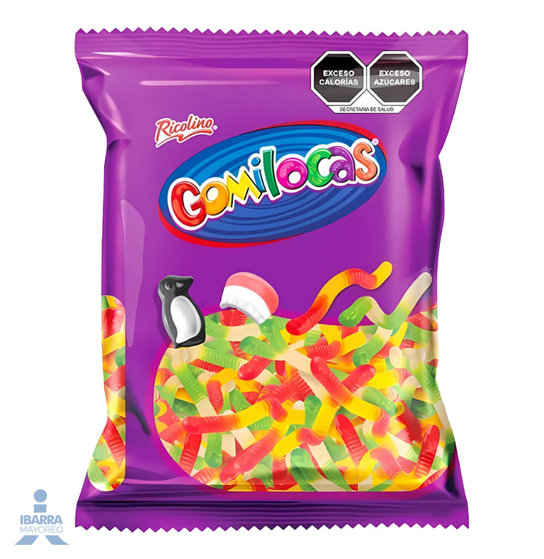 Gomitas Ricolino Gusano Bicolor 1 kg
