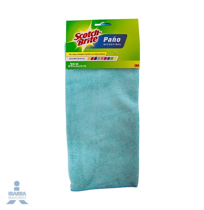 TELA PAÑO SCOTCH BRITE MICROFIBRA PZ.