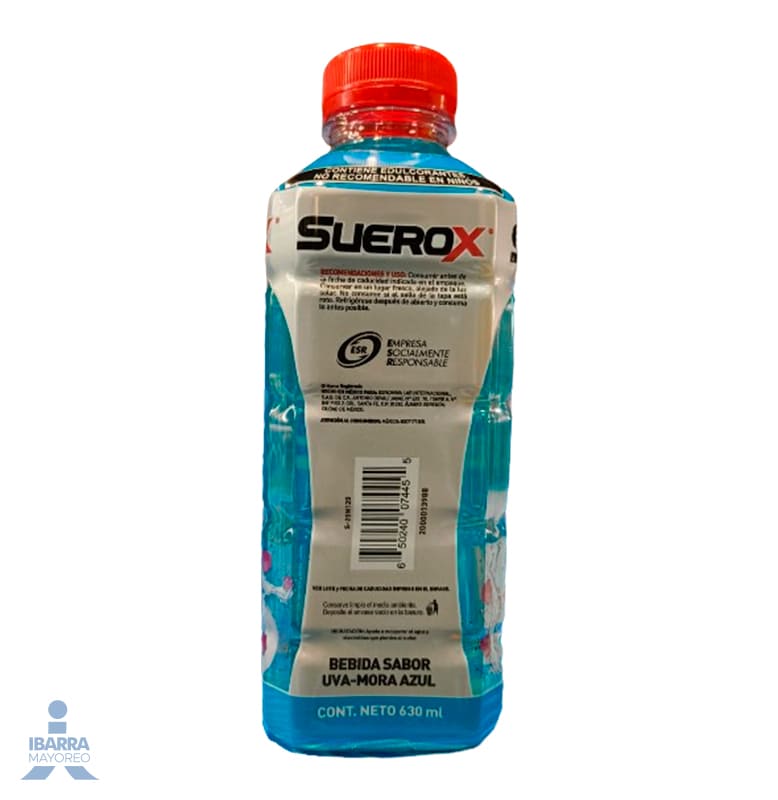 Bebida Suerox Uva Mora Azul 630 ml