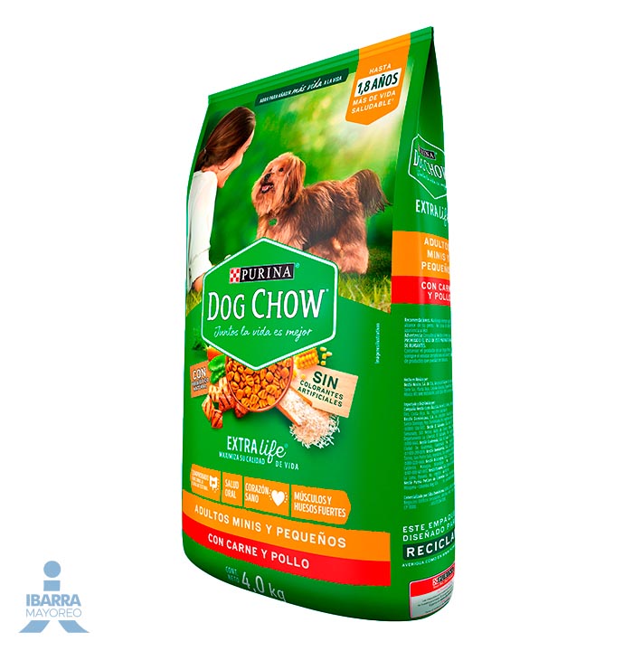 Dog Chow alimento seco perros adultos minis y pequeños 4 kg