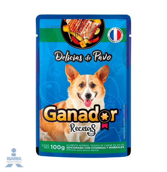 Alimento Ganador Delicias de Pavo 100 g