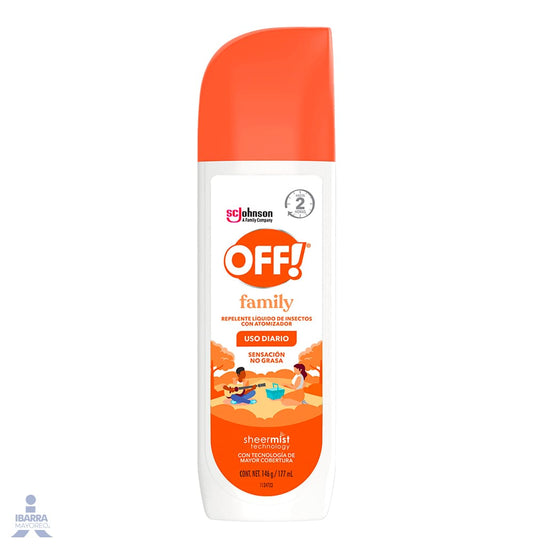 Repelente Off Líquido con Atomizador 177 ml