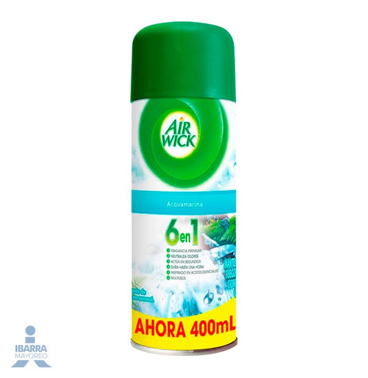 Aromatizante Air Wick Aquamarina Aerosol 400 ml