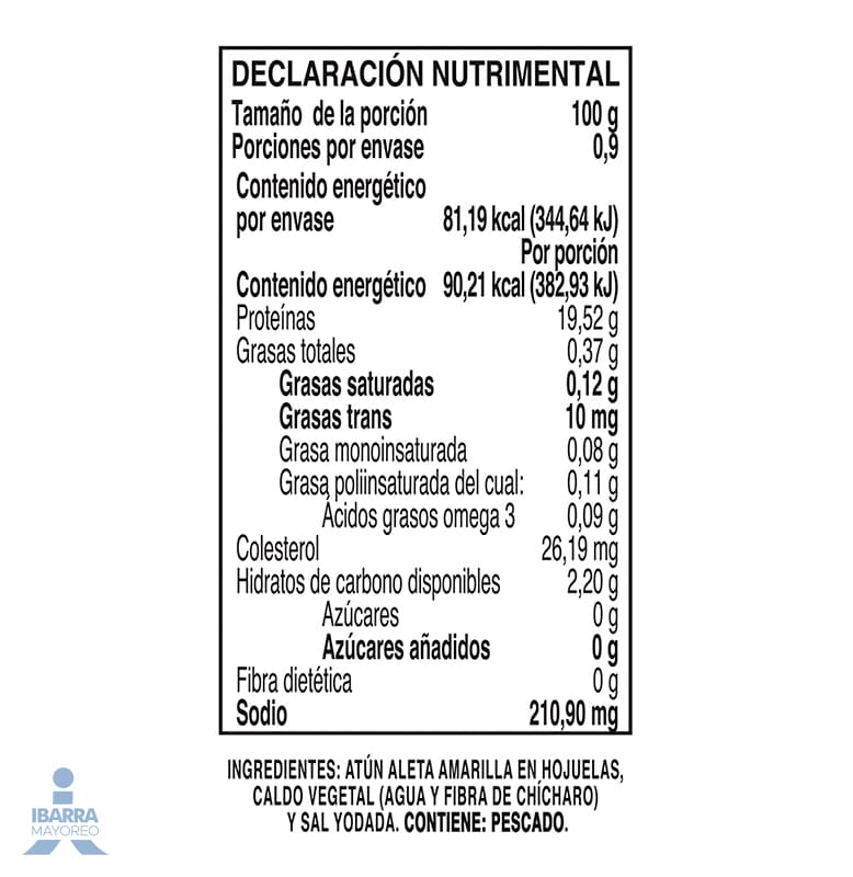 Atún en Agua Dolores 133 g