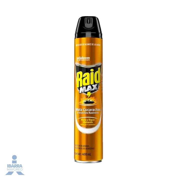 Insecticida Raid Max Aerosol 400 ml