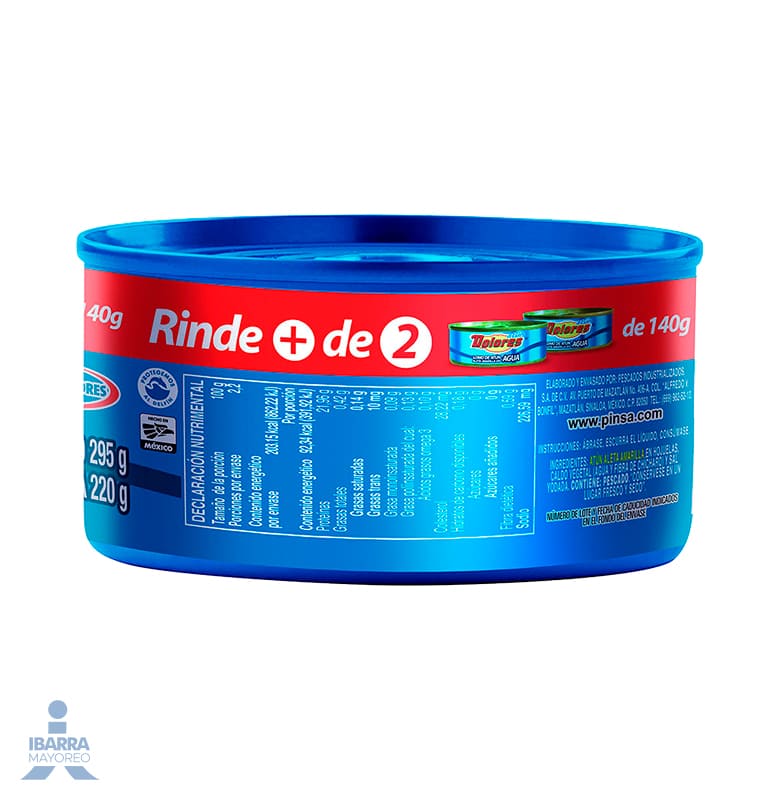 Atún en Agua Dolores 295 g
