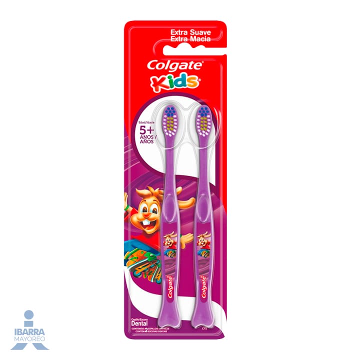 Cepillo Dental Colgate Tendy 2 pzas.
