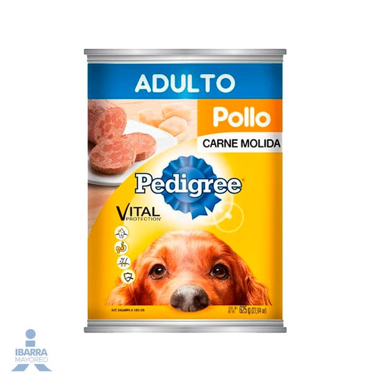 Alimento Pedigree Adulto Carne Molida de Pollo 625 g