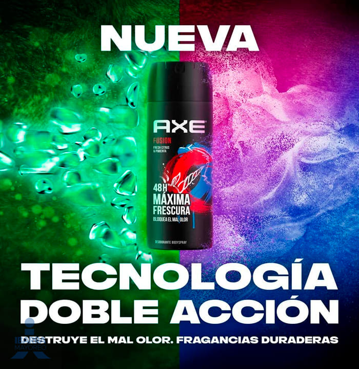 Desodorante Axe Fusion Hombre Aerosol 96 g