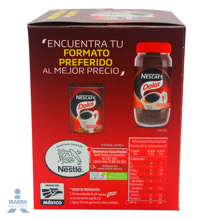 Café soluble Nescafé Dolca 10 g