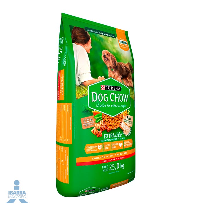 Dog Chow alimento seco perros adultos minis y pequeños 25 kg