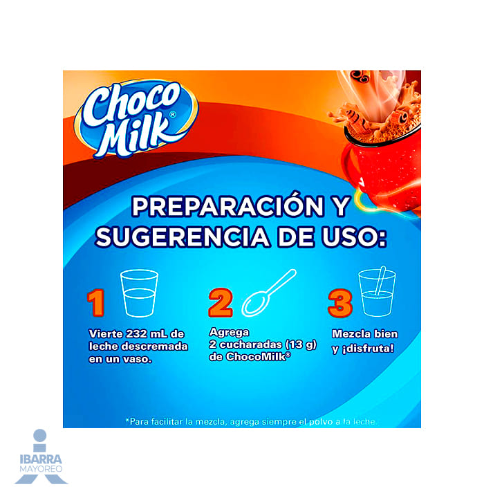 Choco Milk Canela Bolsa 350 g
