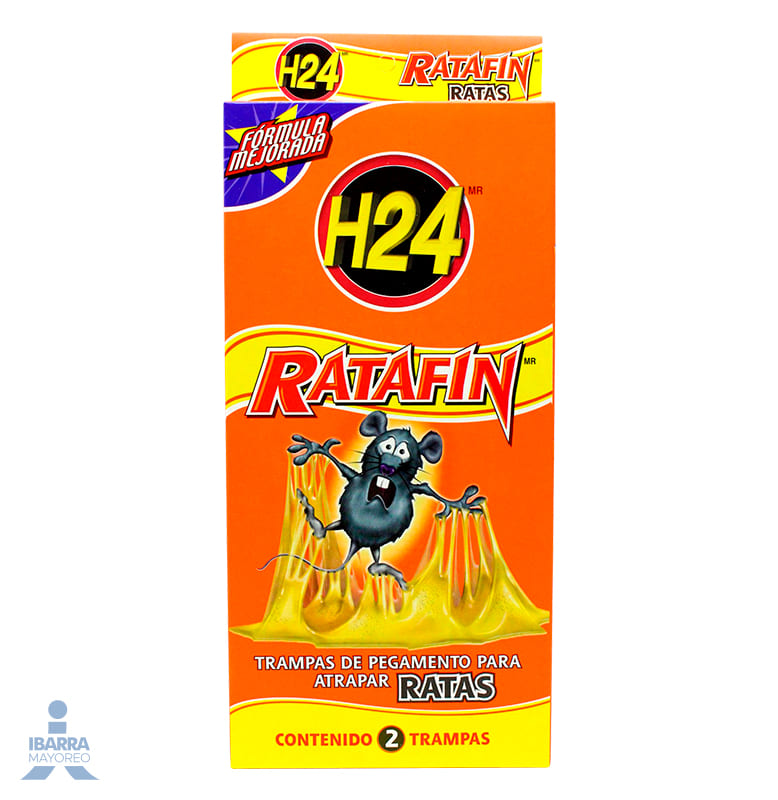 Trampa para Rata H24 Ratafín 2 pzas.