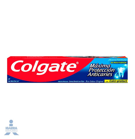 Crema Dental Colgate Máxima Protección Anticaries 50 ml