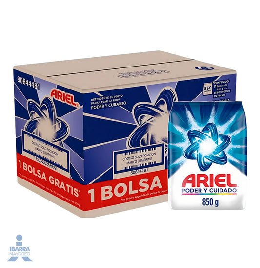 Detergente Ariel 10/850 g + 1 Gratis