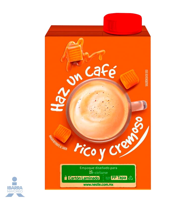 Sustituto de Crema Coffee Mate Caramelo Líquido 530 g