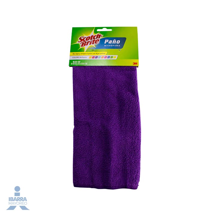 TELA PAÑO SCOTCH BRITE MICROFIBRA PZ.