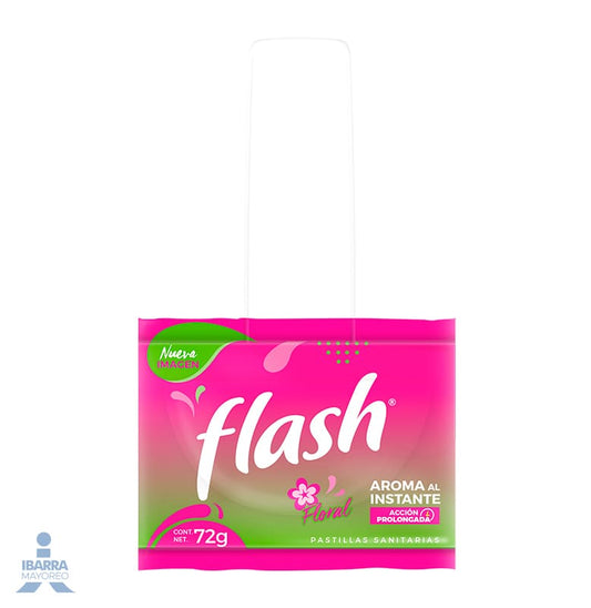 Pastilla Sanitaria Flash Floral Gancho 72 g