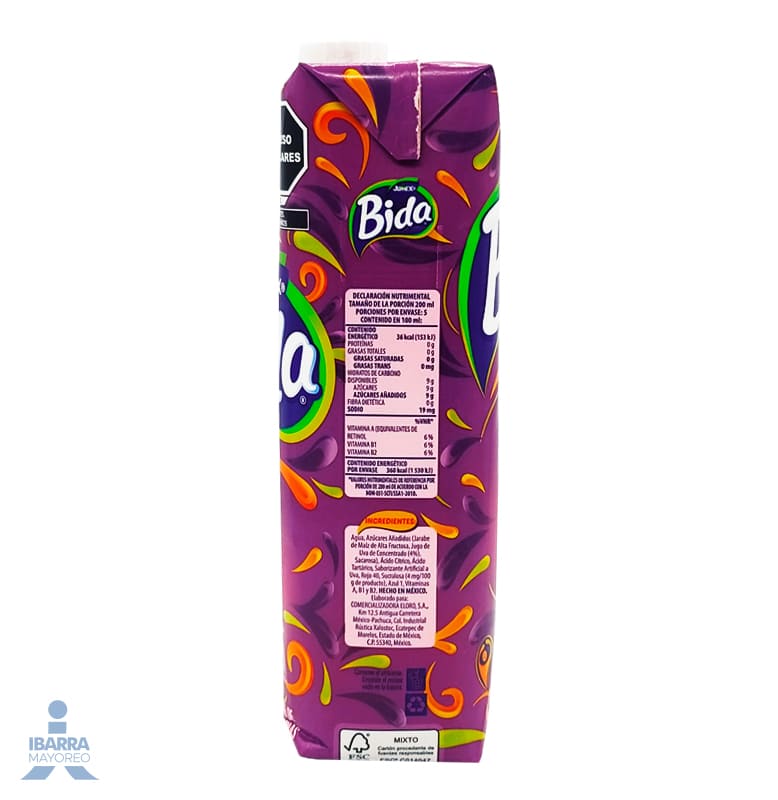 Bebida Bida Uva 946 ml