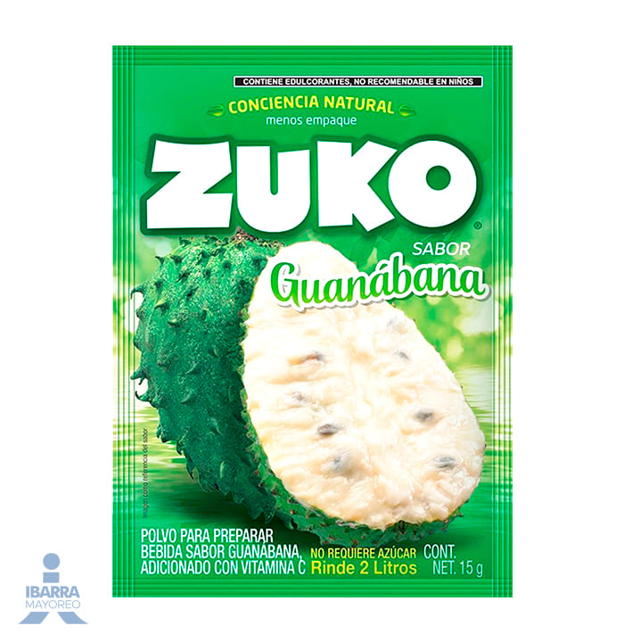 Refresco Zuko Guanábana 15 g