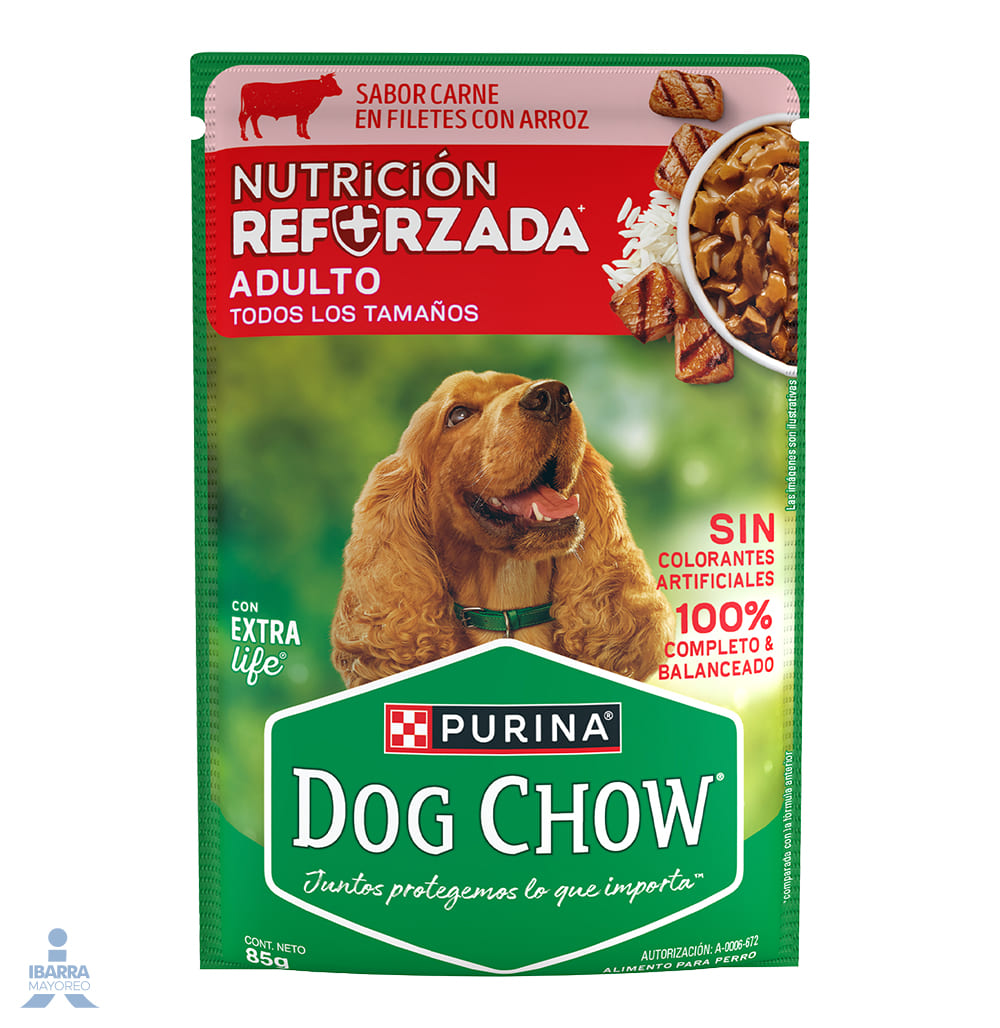 Alimento Purina Dog Chow Adulto Carne 85 g