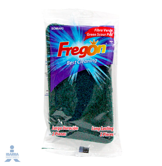 Fibra Fregón Verde 2 pzas.