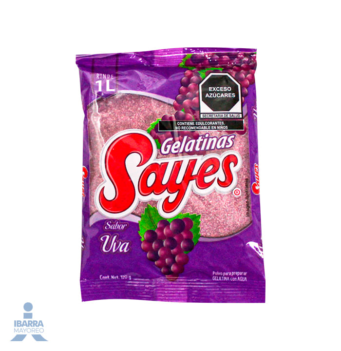 Gelatina Sayes Uva 120 g