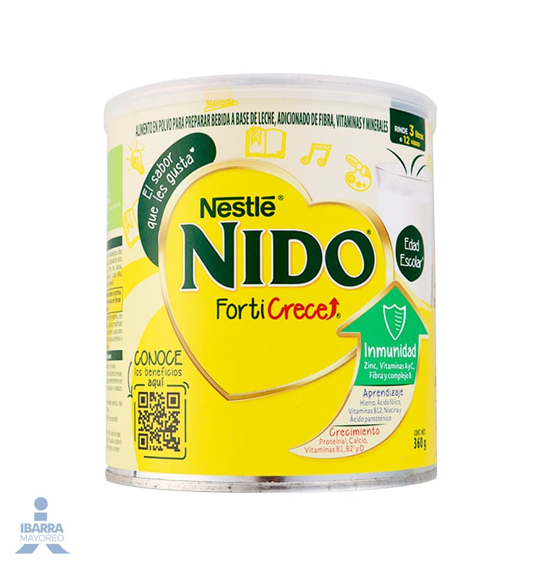 Leche Nido Forticrece Lata 360 g