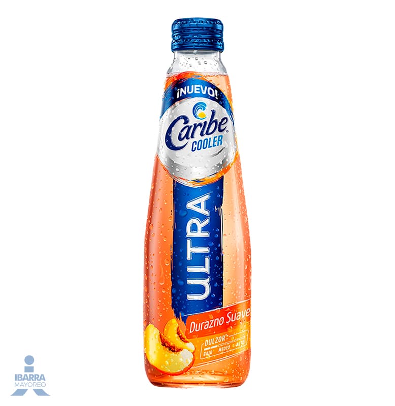 Bebida Caribe Cooler Ultra Durazno Suave 300 ml 