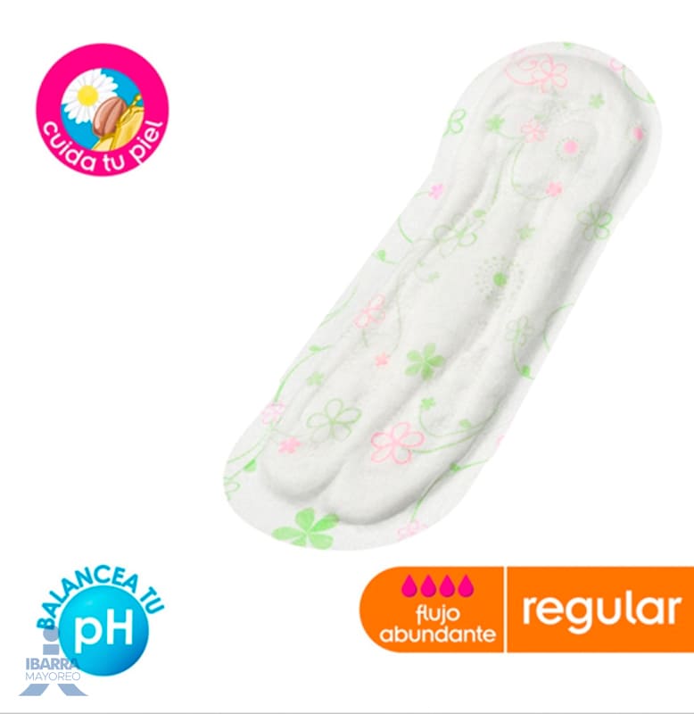 Toalla Panty Protector Saba Manzanilla 14 pzas. 