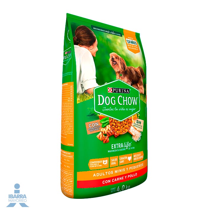 Dog Chow alimento seco perros adultos minis y pequeños 4 kg