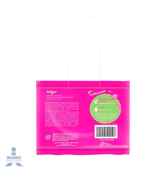 Pastilla Sanitaria Flash Floral Gancho 72 g
