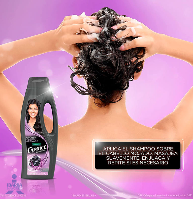 Shampoo Caprice Carbón Activado Purificante 750 ml