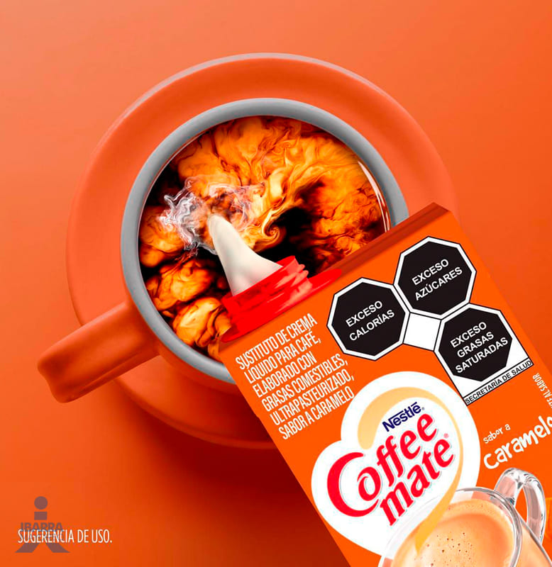 Sustituto de Crema Coffee Mate Caramelo Líquido 530 g