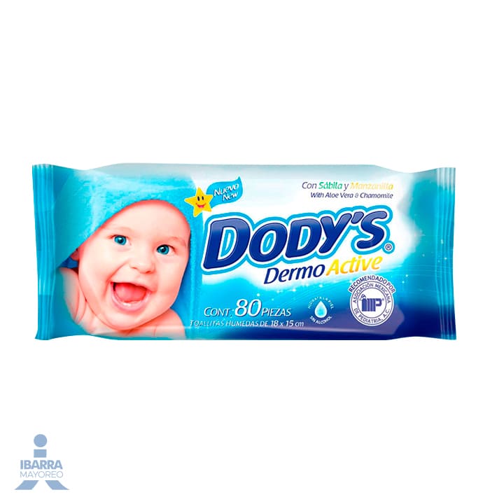 Toallitas Húmedas Dodys 80 pzas.