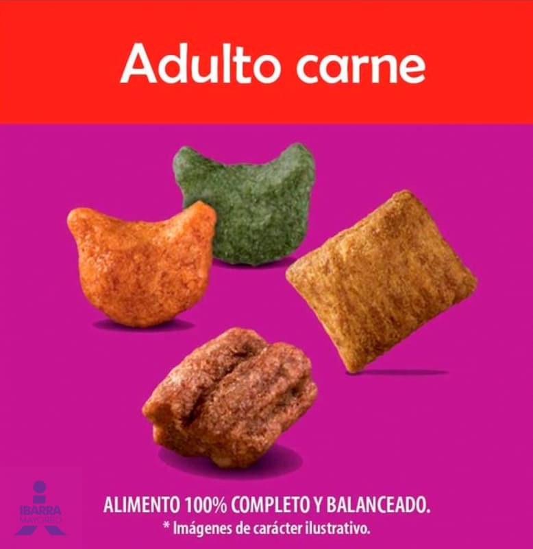 Alimento Whiskas Carne Receta Original 20 kg