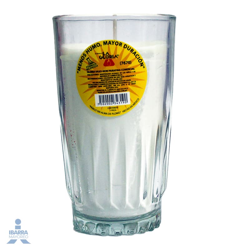 Veladora Gloria Vaso Non