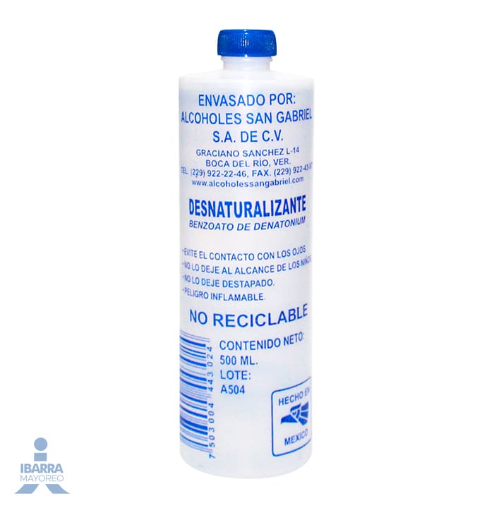 Alcohol El Cisne 75 grados 500 ml