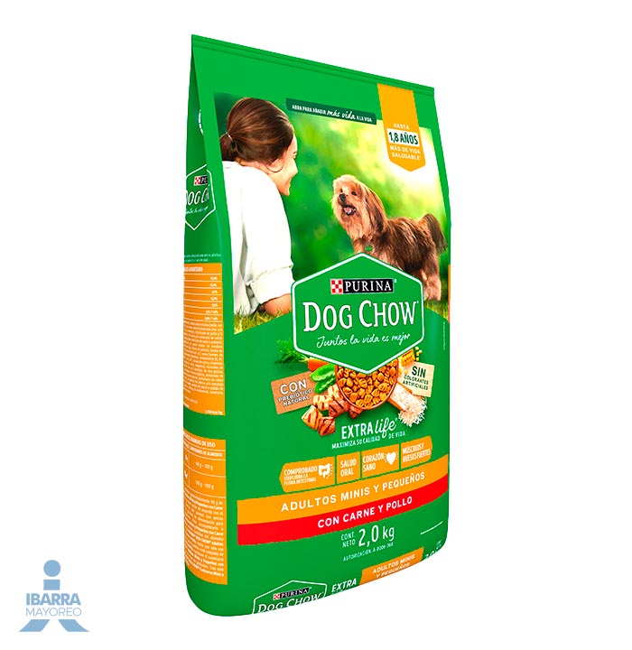 Dog Chow alimento seco perros adultos minis y pequeños 2 kg