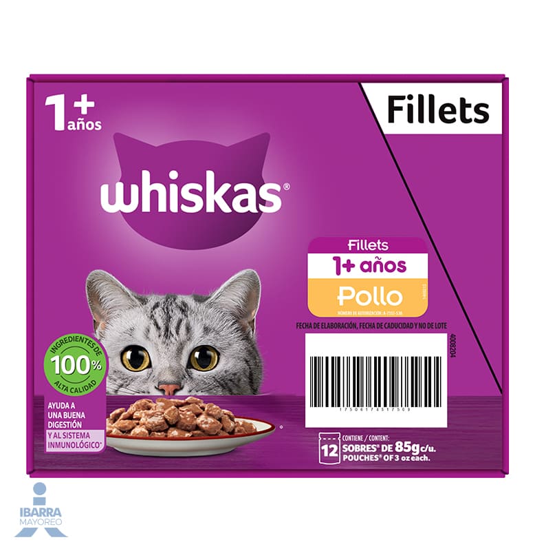 Alimento Whiskas Pollo 85 g