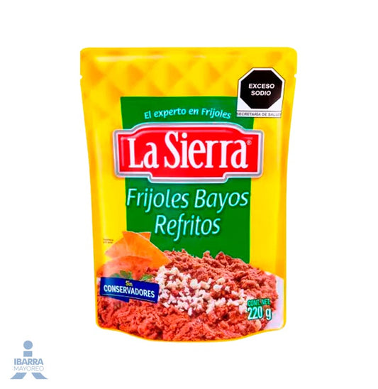 Frijol Bayo Refrito La Sierra Bolsa 220 g