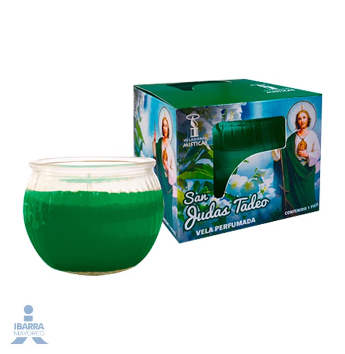 Veladora Mística Vaso Roma San Judas Tadeo