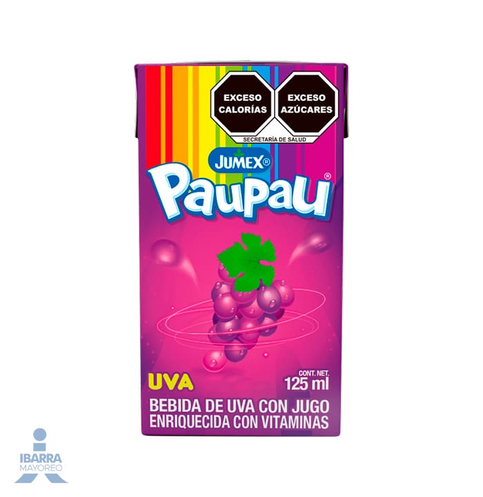 Bebida Pau Pau Uva 125 ml