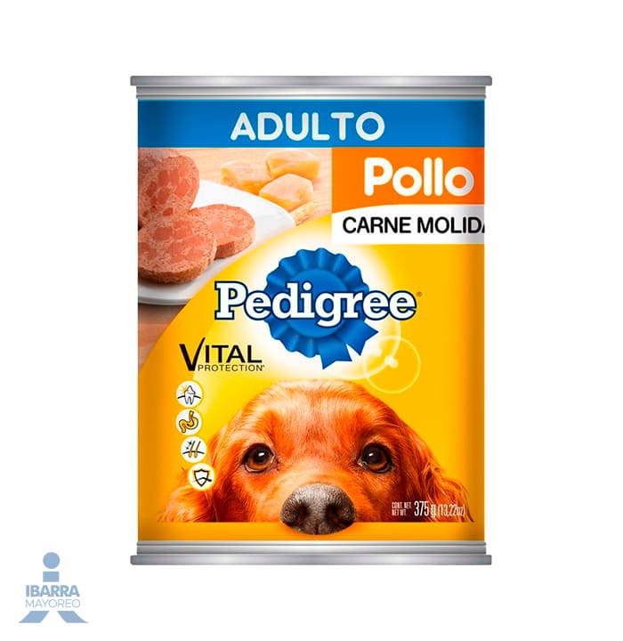 Alimento Pedigree Adulto Carne Molida de Pollo 375 g