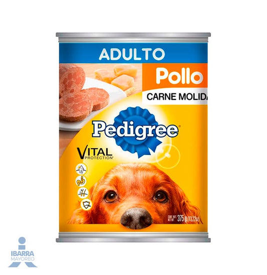 Alimento Pedigree Adulto Carne Molida de Pollo 375 g