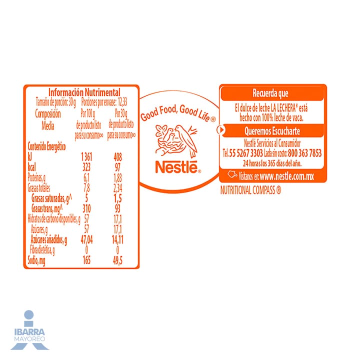 Leche condensada Nestlé La Lechera Dulce de Leche 370 g